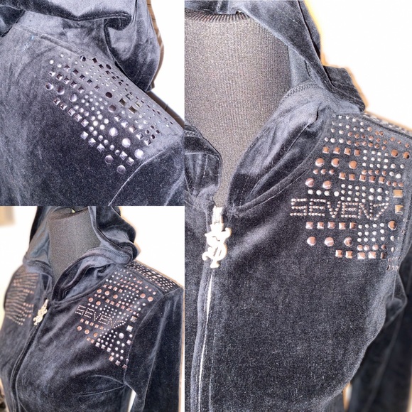 Seven7 velvet zip up jacket - Picture 6 of 8